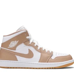 Air Jordan 1 Mid Tan Gum ||Plus Sale
