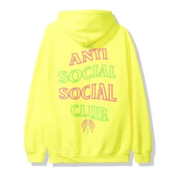 Anti Social Social Club 777 Hoodie Neon Green ||Plus Hot