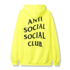 Anti Social Social Club Buckets Hoodie Neon ||Plus Outlet