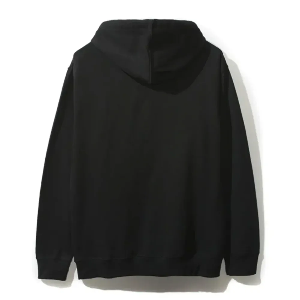 Anti Social Social Club Box Logo Hoodie Neon Pink/Black ||Plus Hot