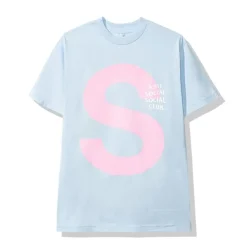 Anti Social Social Club Catchem "S" Tee Blue ||Plus Online