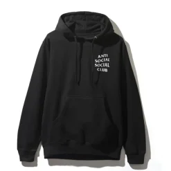Anti Social Social Club Cherry Blossom Hoodie Black ||Plus Fashion
