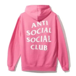 Anti Social Social Club Dramatic Hoodie Pink ||Plus Hot