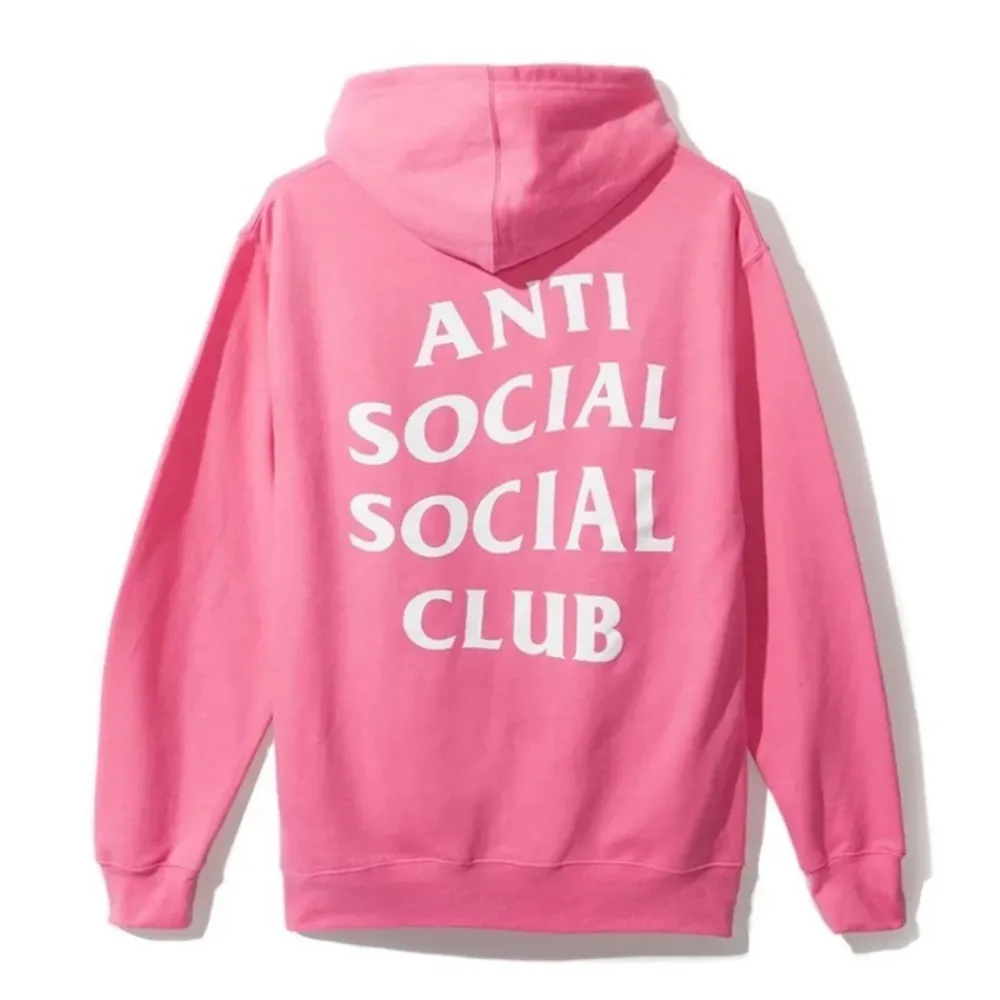 Anti Social Social Club Dramatic Hoodie Pink ||Plus Hot
