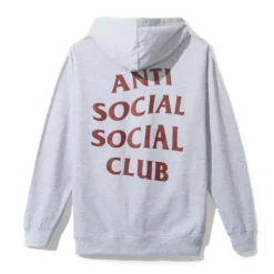 Anti Social Social Club Dramatic Hoodie Grey ||Plus New