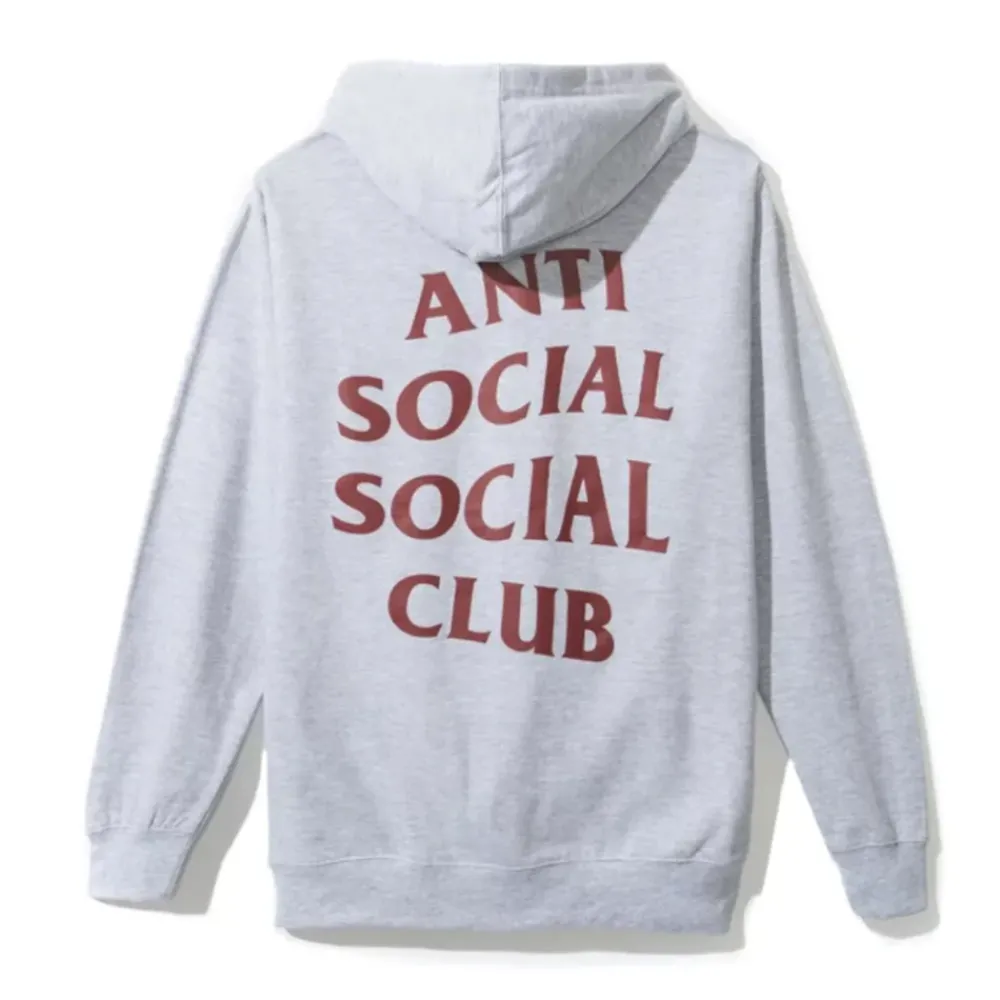 Anti Social Social Club Dramatic Hoodie Grey ||Plus New