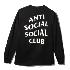 Anti Social Social Club Get Weird L/S Tee Black ||Plus Fashion