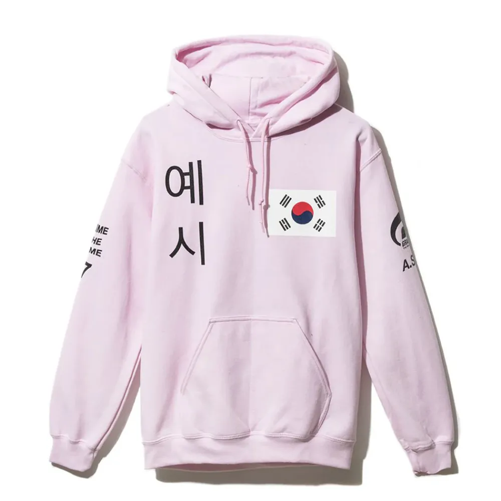 Anti Social Social Club Gran Turismo Hoodie Pink ||Plus Discount