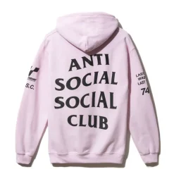 Anti Social Social Club Gran Turismo Hoodie Pink ||Plus Discount