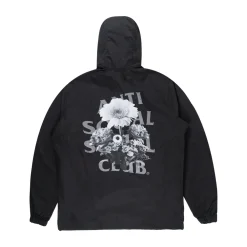 Anti Social Social Club Ghost Of You And Me Anorak Jacket Black ||Plus New