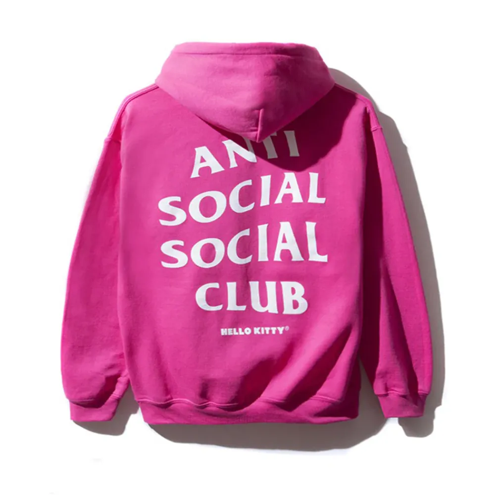 Anti Social Social Club Hello Kitty Hoodie Pink ||Plus Online