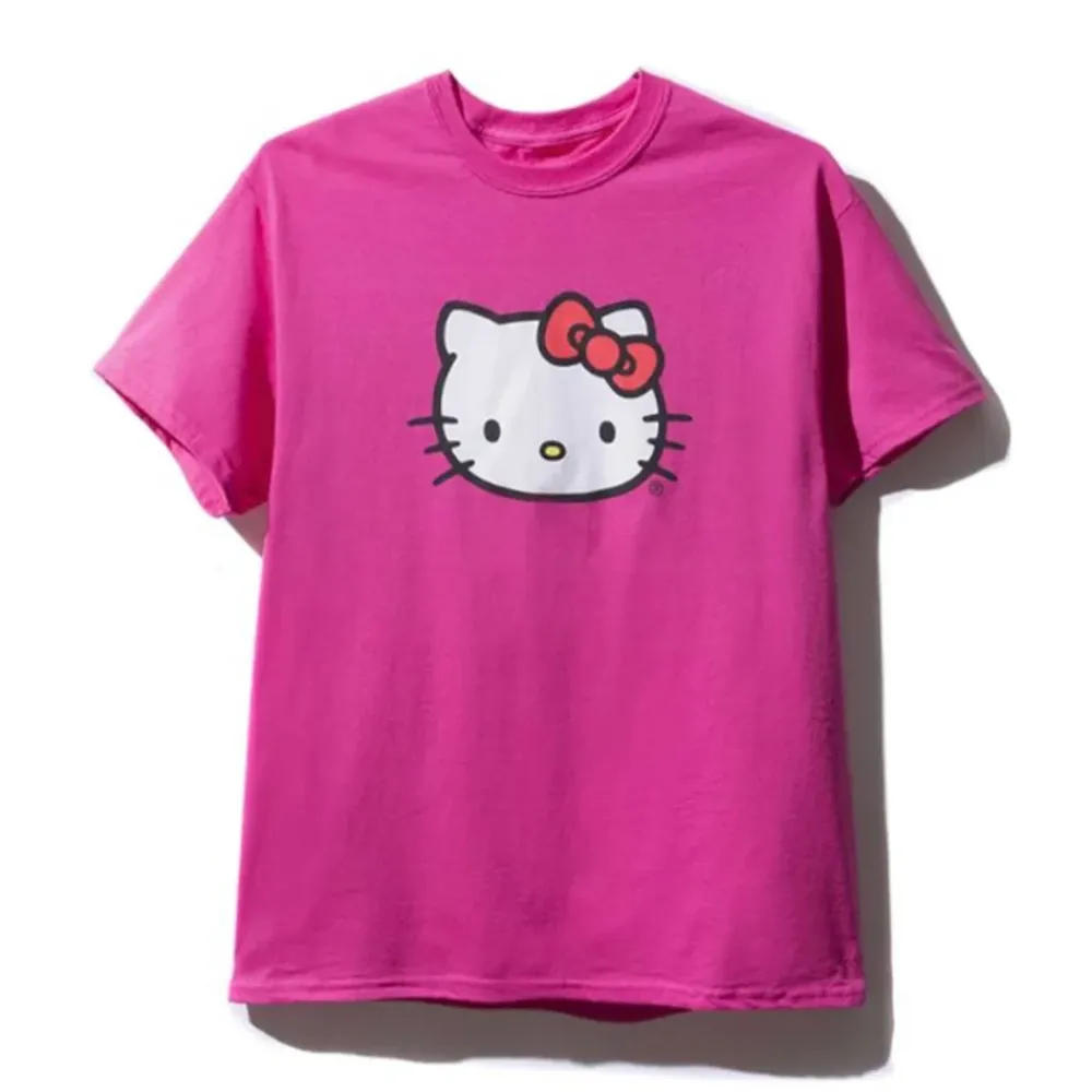 Anti Social Social Club Hello Kitty Tee Pink ||Plus Clearance