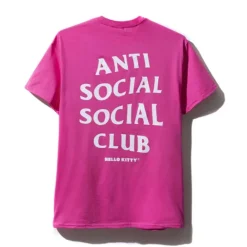 Anti Social Social Club Hello Kitty Tee Pink ||Plus Clearance