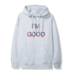 Anti Social Social Club I'm Good Hoodie Grey ||Plus Clearance