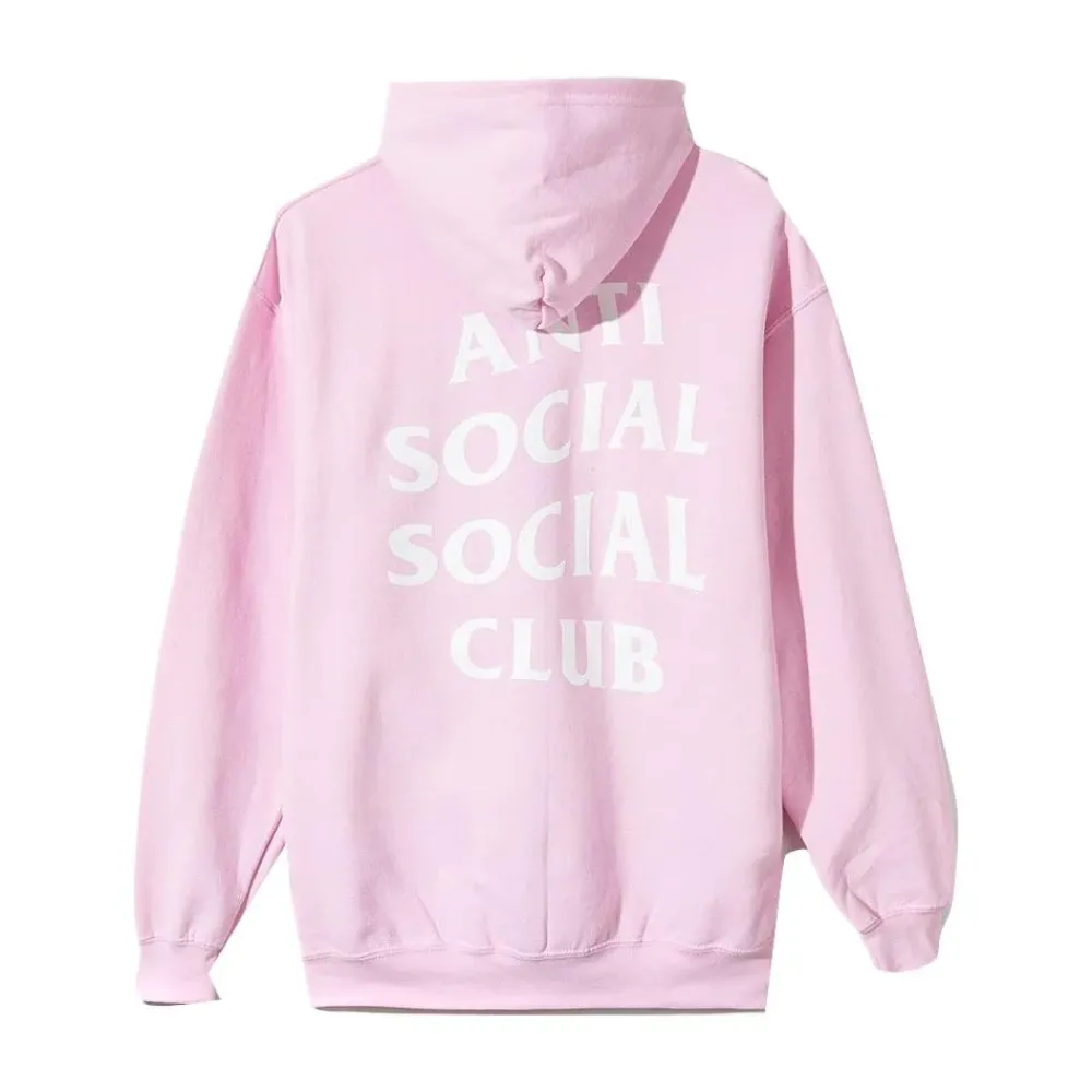Anti Social Social Club Know You Better Hoodie Pink ||Plus Online