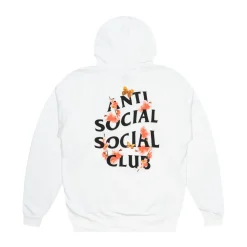 Anti Social Social Club Kkoch Hoodie White ||Plus Online