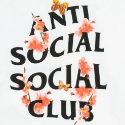 Anti Social Social Club Kkoch Hoodie White ||Plus Online
