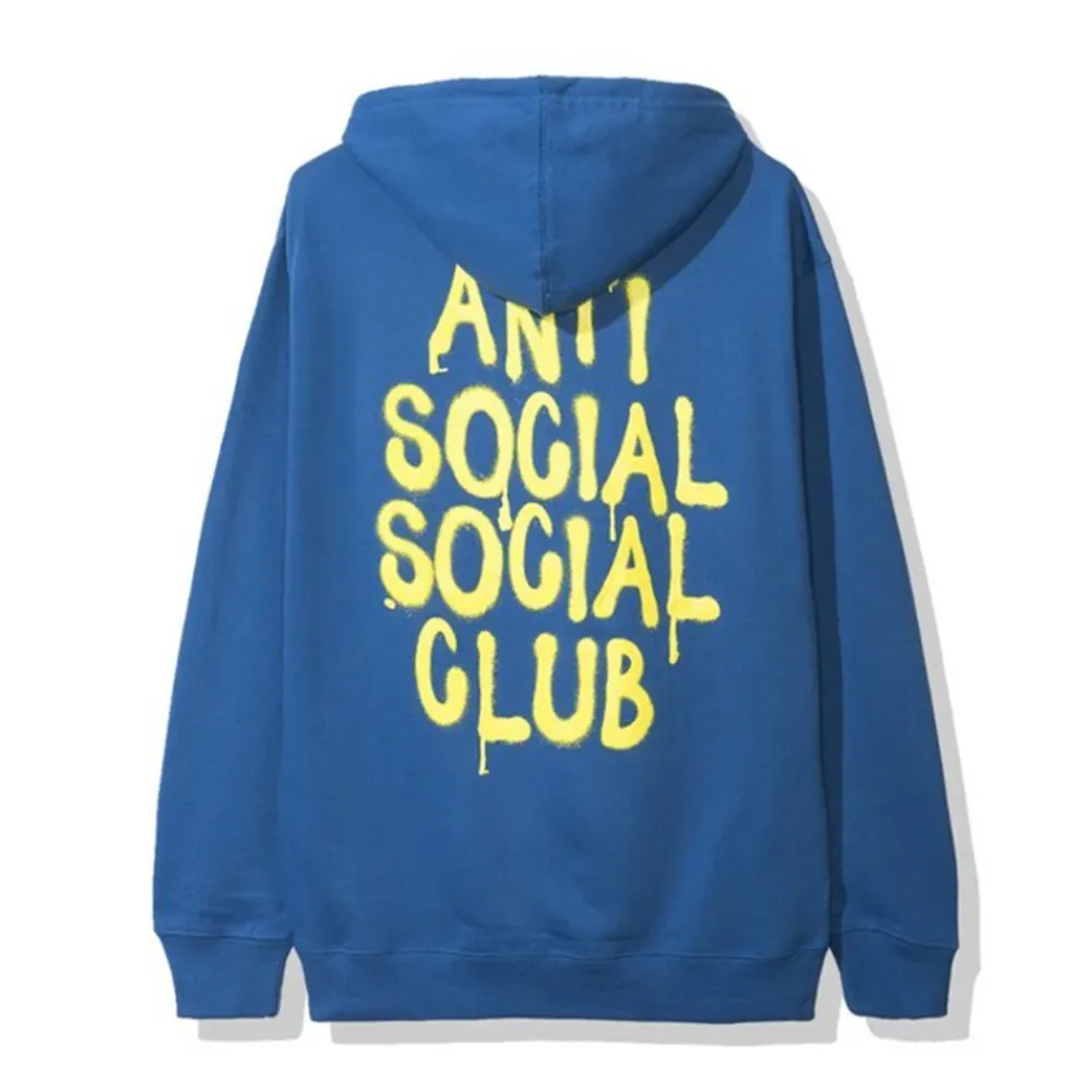Anti Social Social Club LES HOODIE Blue ||Plus Online