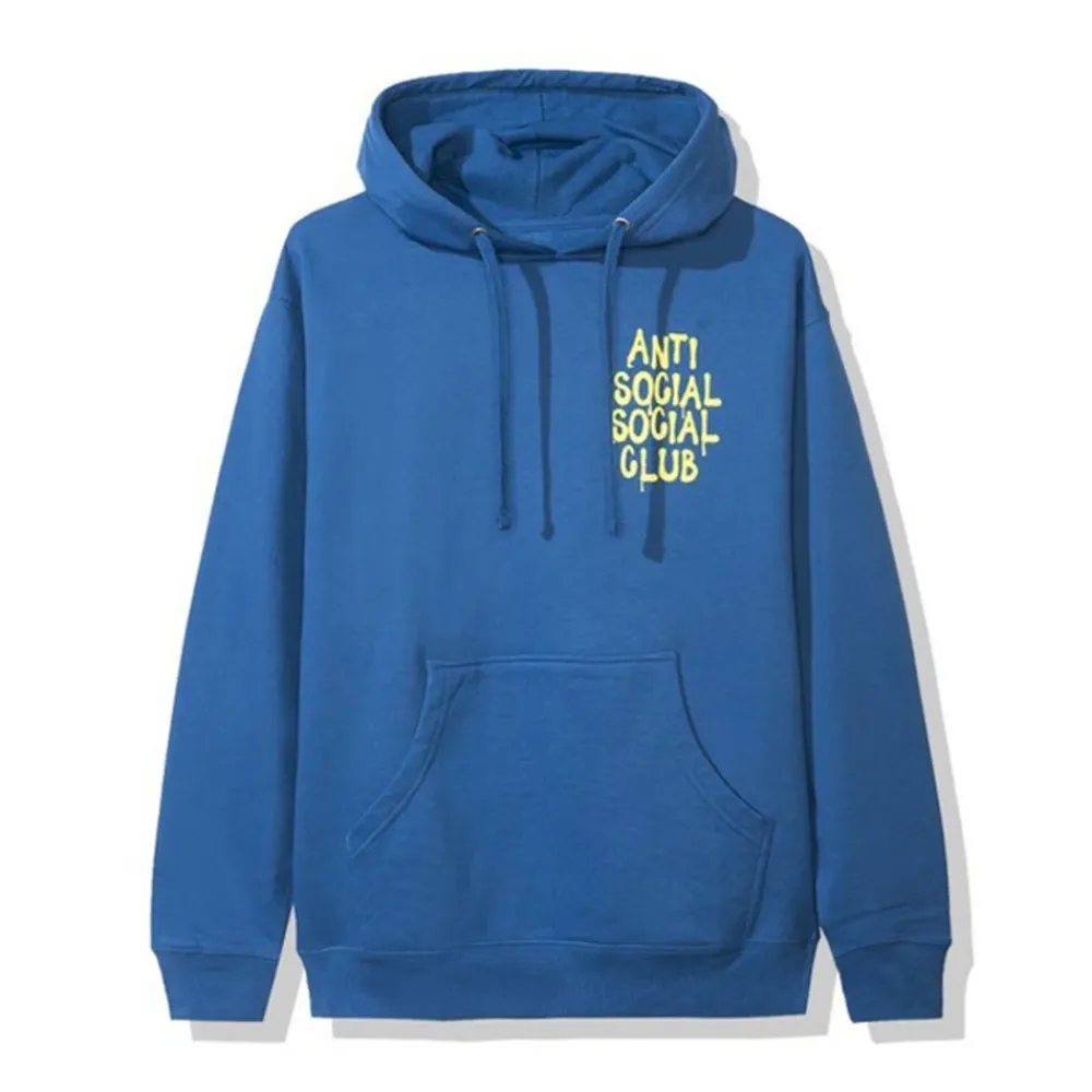 Anti Social Social Club LES HOODIE Blue ||Plus Online