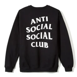 Anti Social Social Club Mind Games Crewneck Black ||Plus Outlet