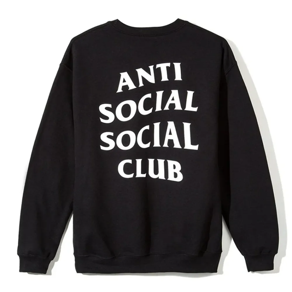 Anti Social Social Club Mind Games Crewneck Black ||Plus Outlet