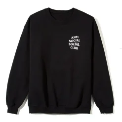 Anti Social Social Club Mind Games Crewneck Black ||Plus Outlet