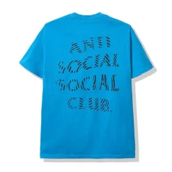 Anti Social Social Club Misprint Tee Blue ||Plus Discount