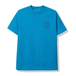 Anti Social Social Club Misprint Tee Blue ||Plus Discount