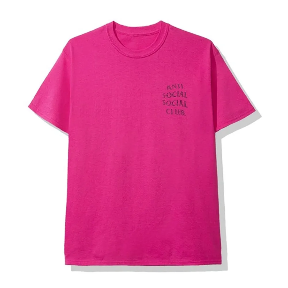 Anti Social Social Club Misprint Tee Pink ||Plus Online