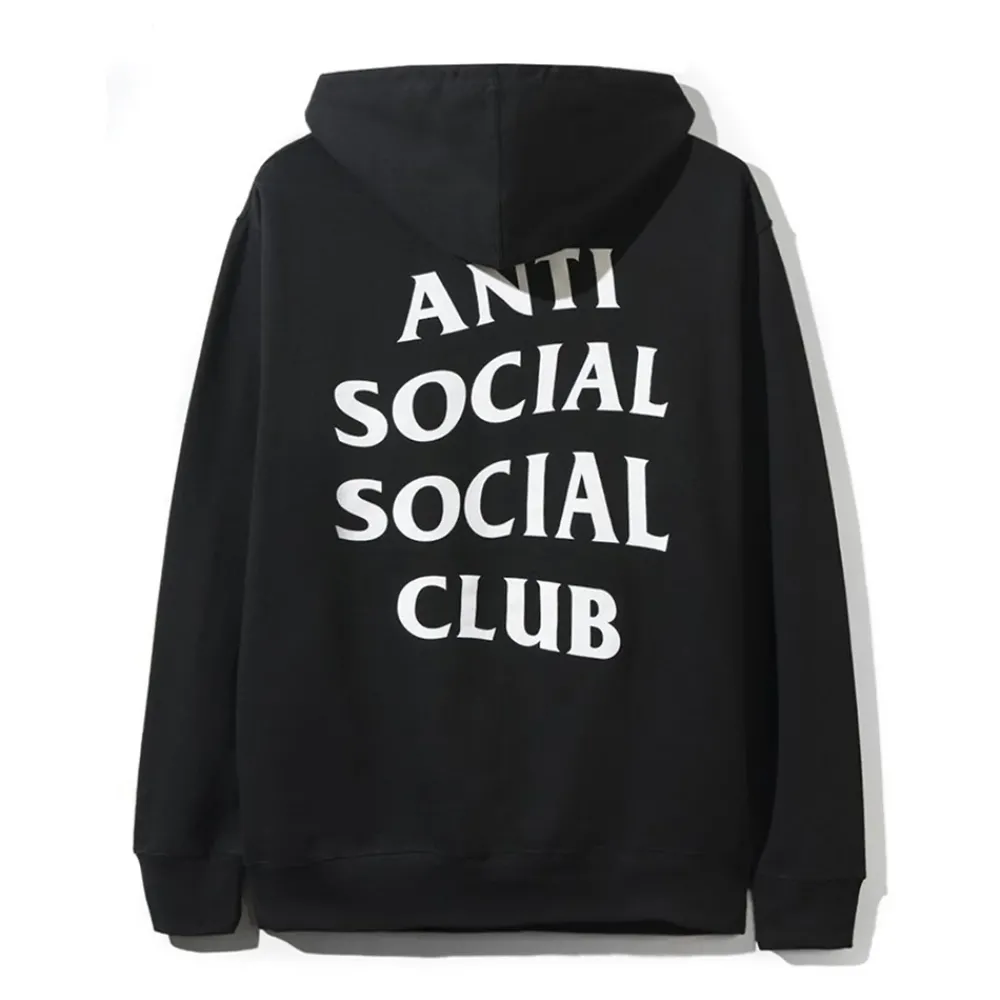 Anti Social Social Club NFH Hoodie Black ||Plus Clearance