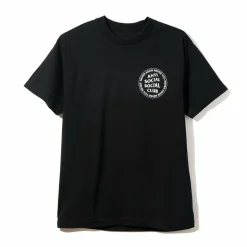 Anti Social Social Club Never You Black Tee Black ||Plus Clearance