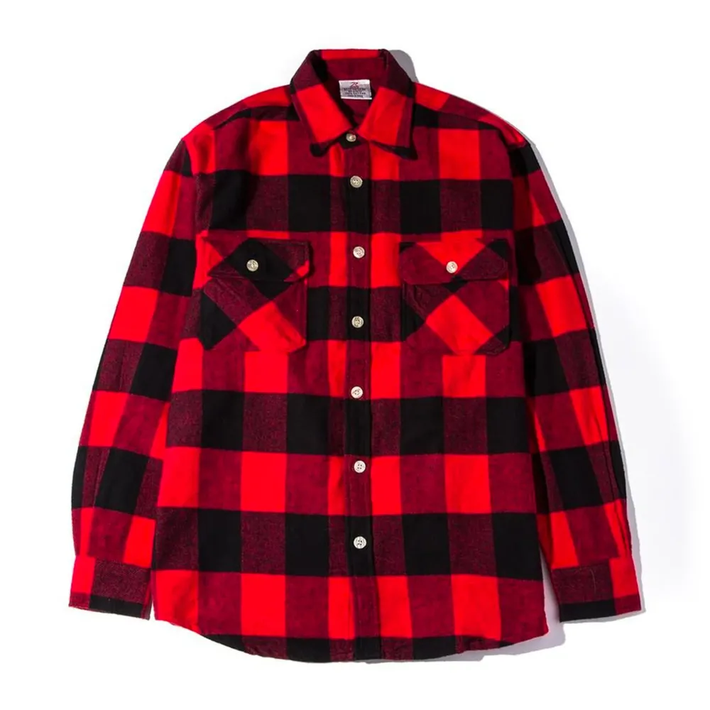 Anti Social Social Club Park Flannel Red ||Plus New