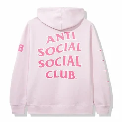 Anti Social Social Club Sport Hoodie Pink ||Plus Clearance