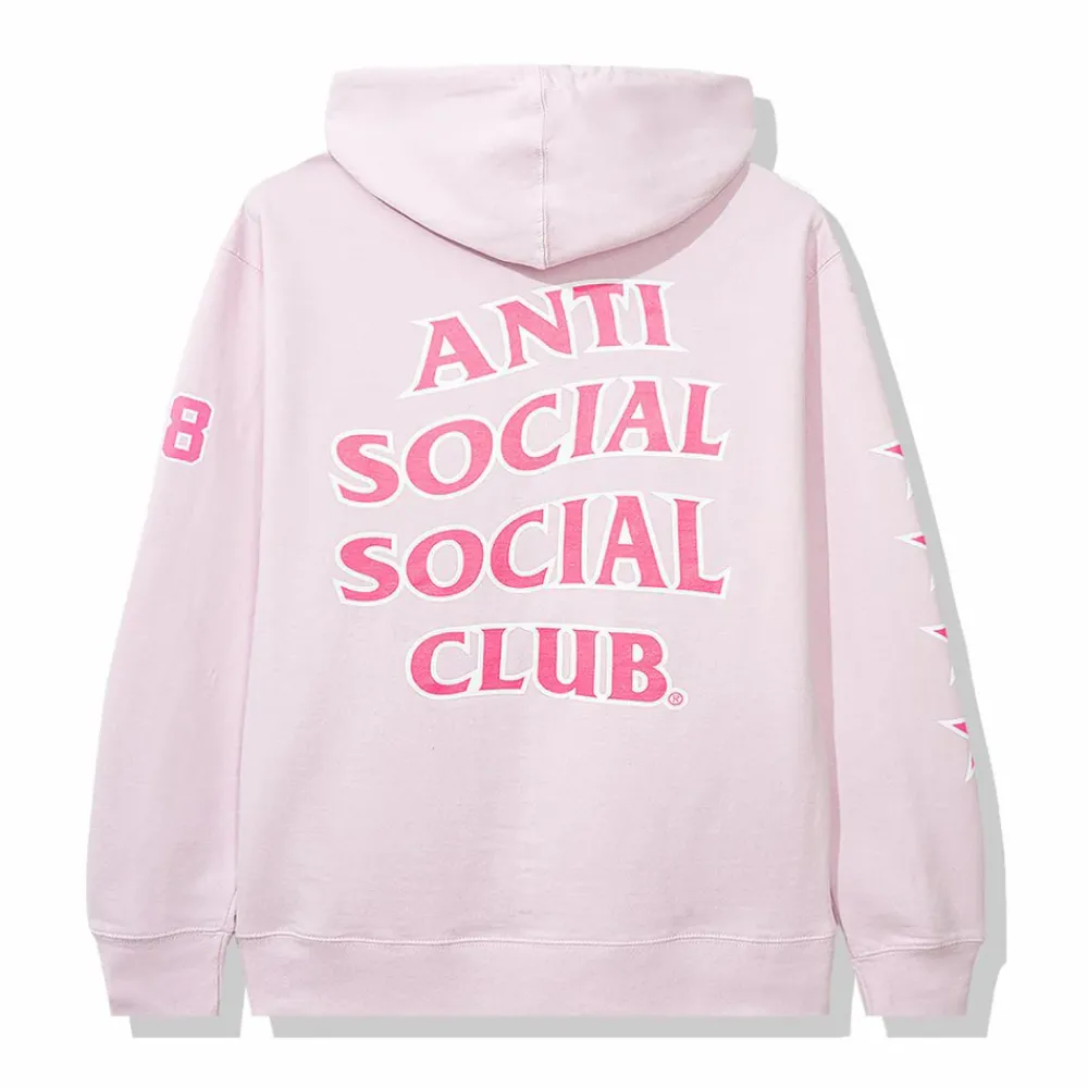 Anti Social Social Club Sport Hoodie Pink ||Plus Clearance