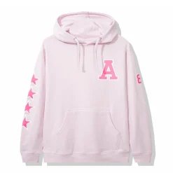 Anti Social Social Club Sport Hoodie Pink ||Plus Clearance