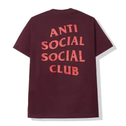 Anti Social Social Club Seoul Tee Maroon ||Plus Discount