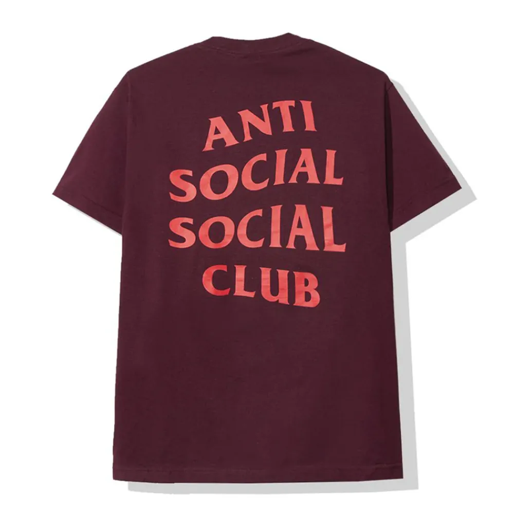 Anti Social Social Club Seoul Tee Maroon ||Plus Discount