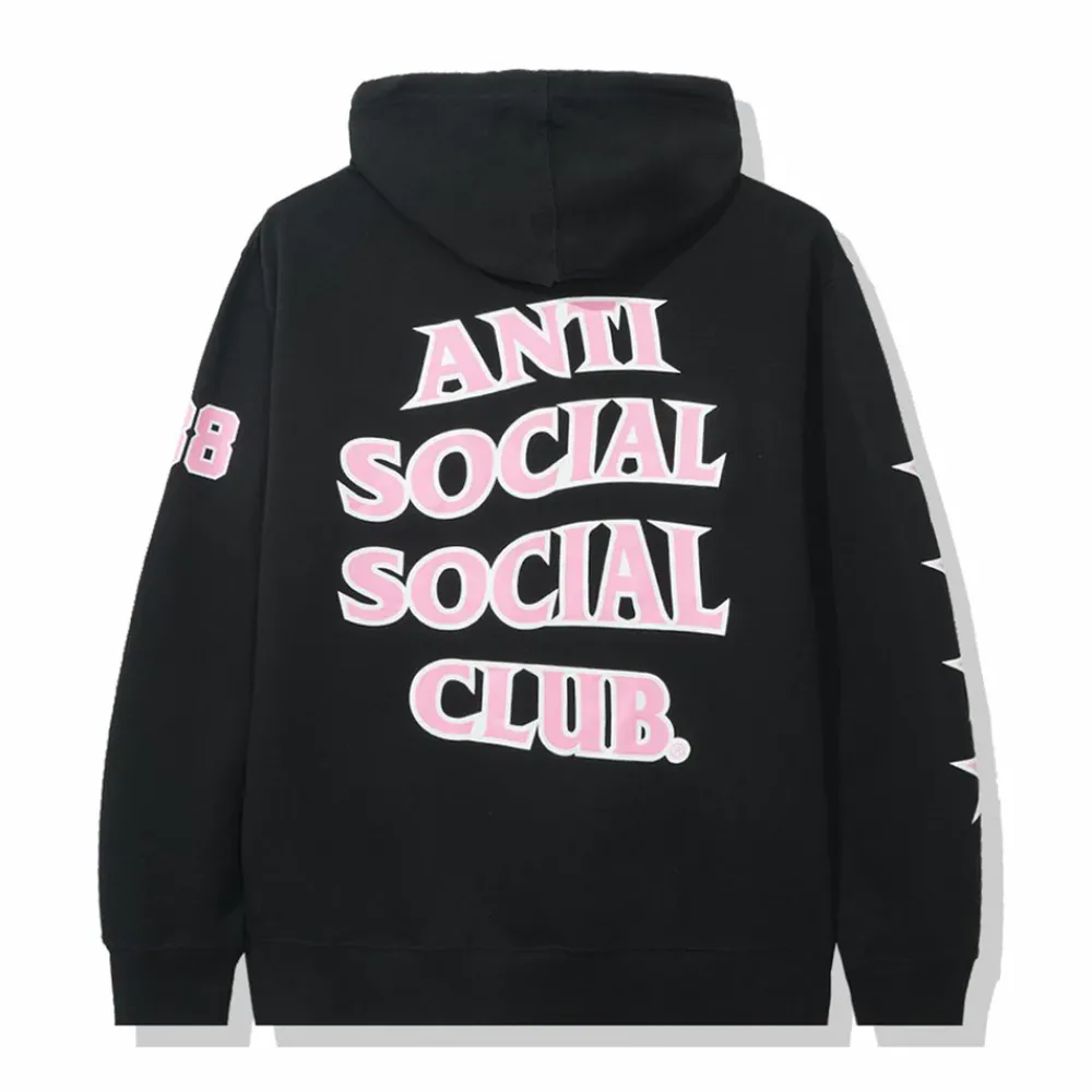 Anti Social Social Club Sport Hoodie Black ||Plus Best