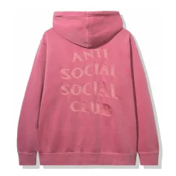 Anti Social Social Club Tone Deaf Hoodie Pink ||Plus Sale