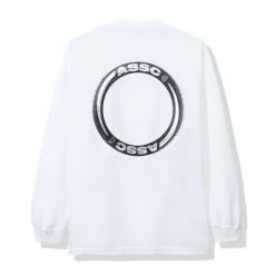 Anti Social Social Club Trofeo Long Sleeve Tee White ||Plus Clearance