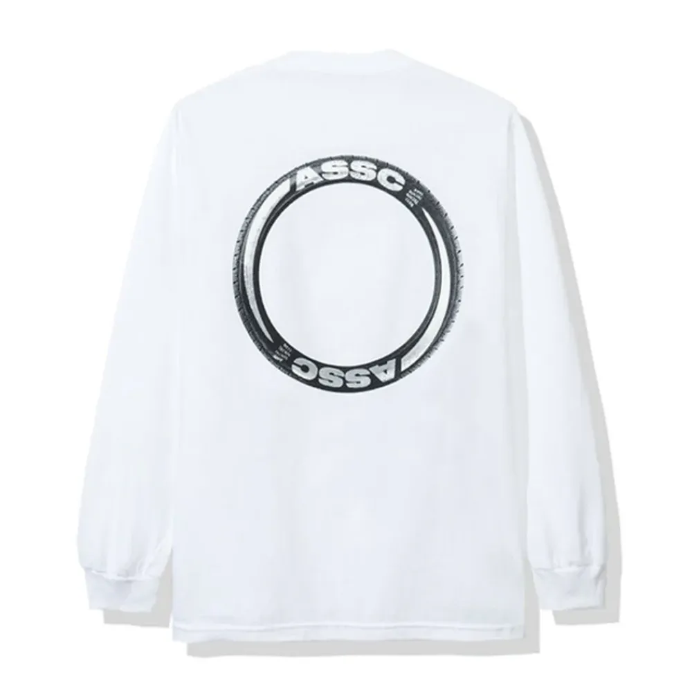Anti Social Social Club Trofeo Long Sleeve Tee White ||Plus Clearance
