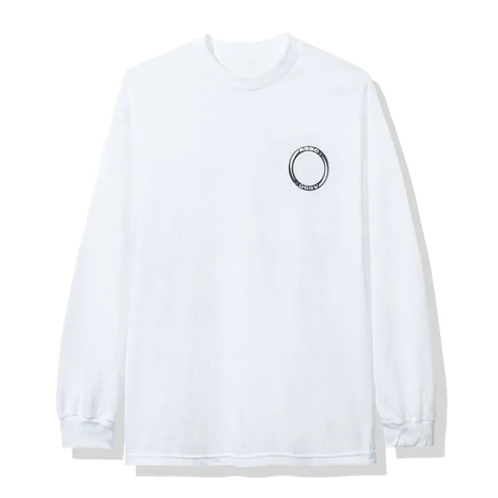 Anti Social Social Club Trofeo Long Sleeve Tee White ||Plus Clearance