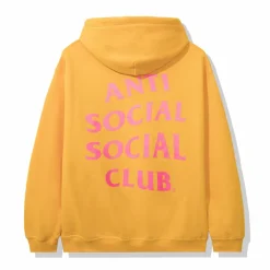 Anti Social Social Club The Grove Hoodie Yellow ||Plus Clearance