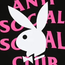 Anti Social Social Club x Playboy Remix Tee Black ||Plus Outlet
