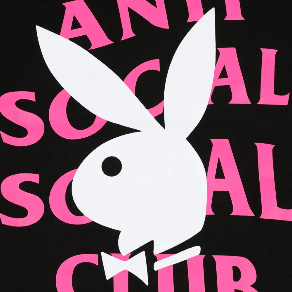 Anti Social Social Club x Playboy Remix Tee Black ||Plus Outlet