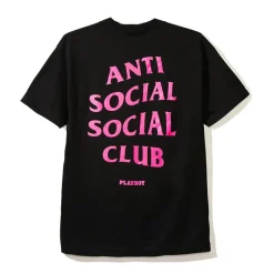 Anti Social Social Club x Playboy V1 Tee Black ||Plus Online