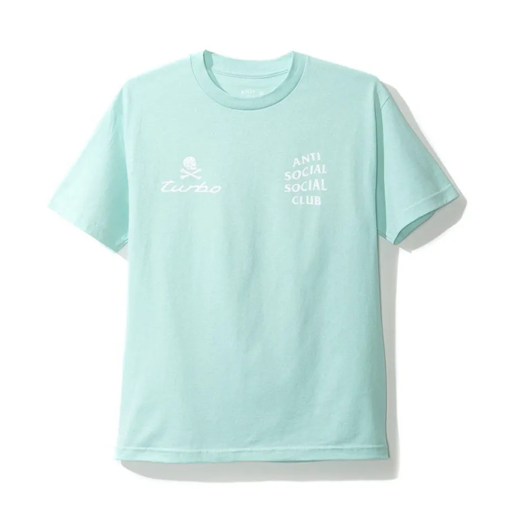 ASSC x Neighborhood 911 Turbo Tee Teal ||Plus Outlet
