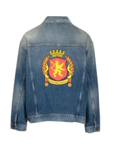 Balenciaga Back Emblem Patch Denim Jacket|PlusJ Online