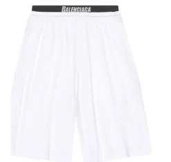Balenciaga Boxer Shorts White|PlusJ Clearance