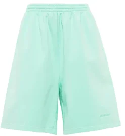 Balenciaga Logo Cotton Shorts|PlusJ Best
